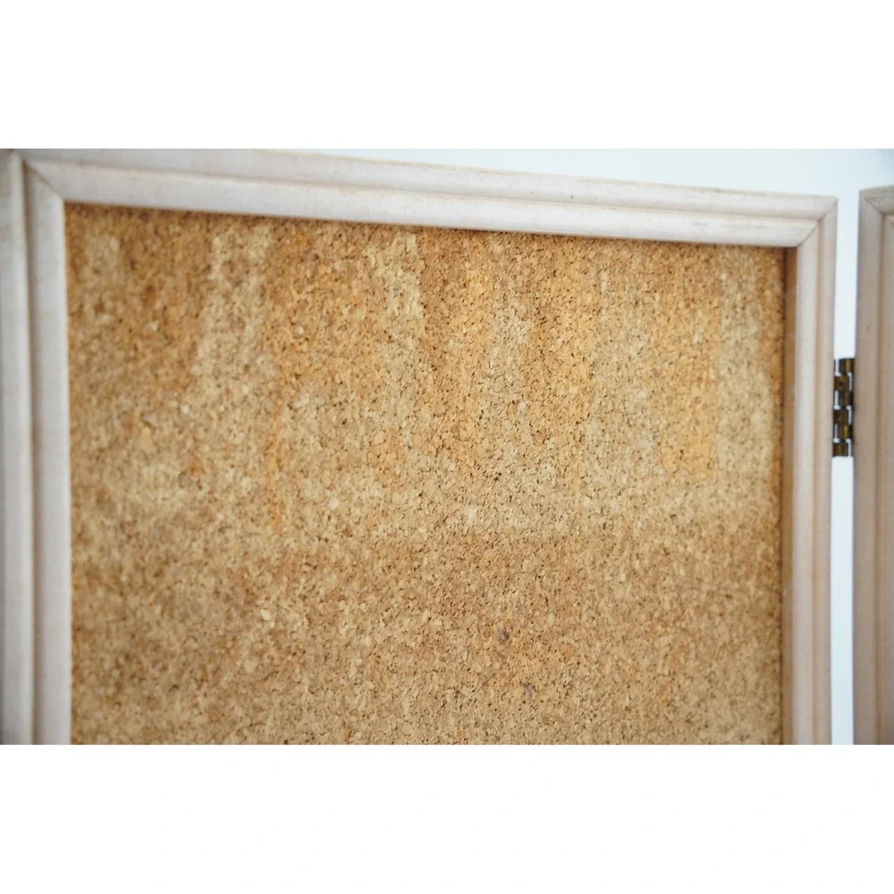 Steven‎ Klein Cat Print Wooden Wall Cabinet Small Tan Cork Board Shelves Good
